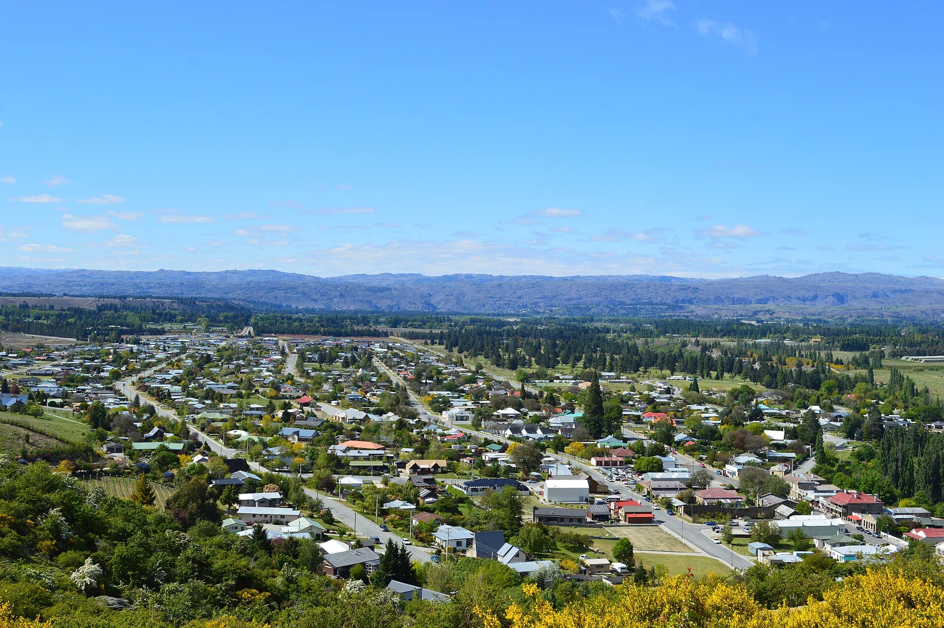 Clyde, New Zealand: Clyde, New Zealand seen from the town lookout