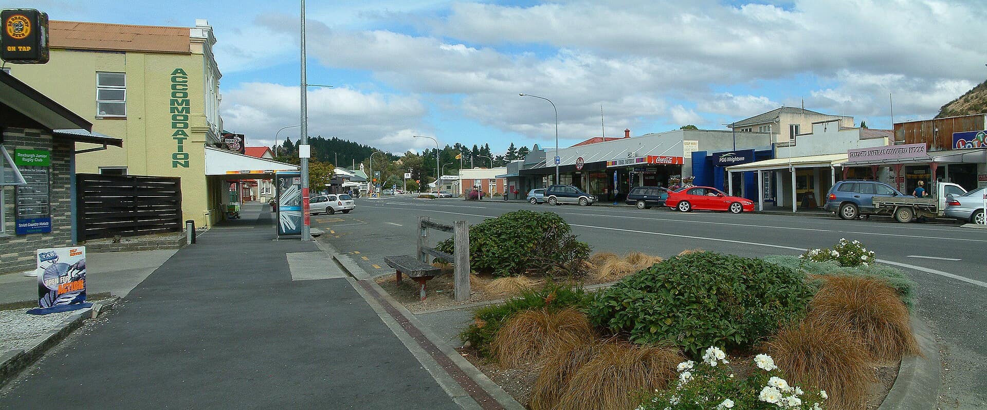 Roxburgh, New Zealand: View of main street of Roxburgh in Otago, New Zealand. State Highway 8 between Alexandra and Dunedin.
